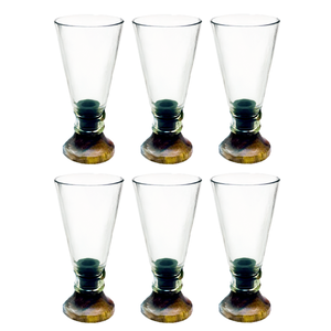 Eco-friendly gifts made with recyclable glassware, Clear Shot Glasses (Set of Two)