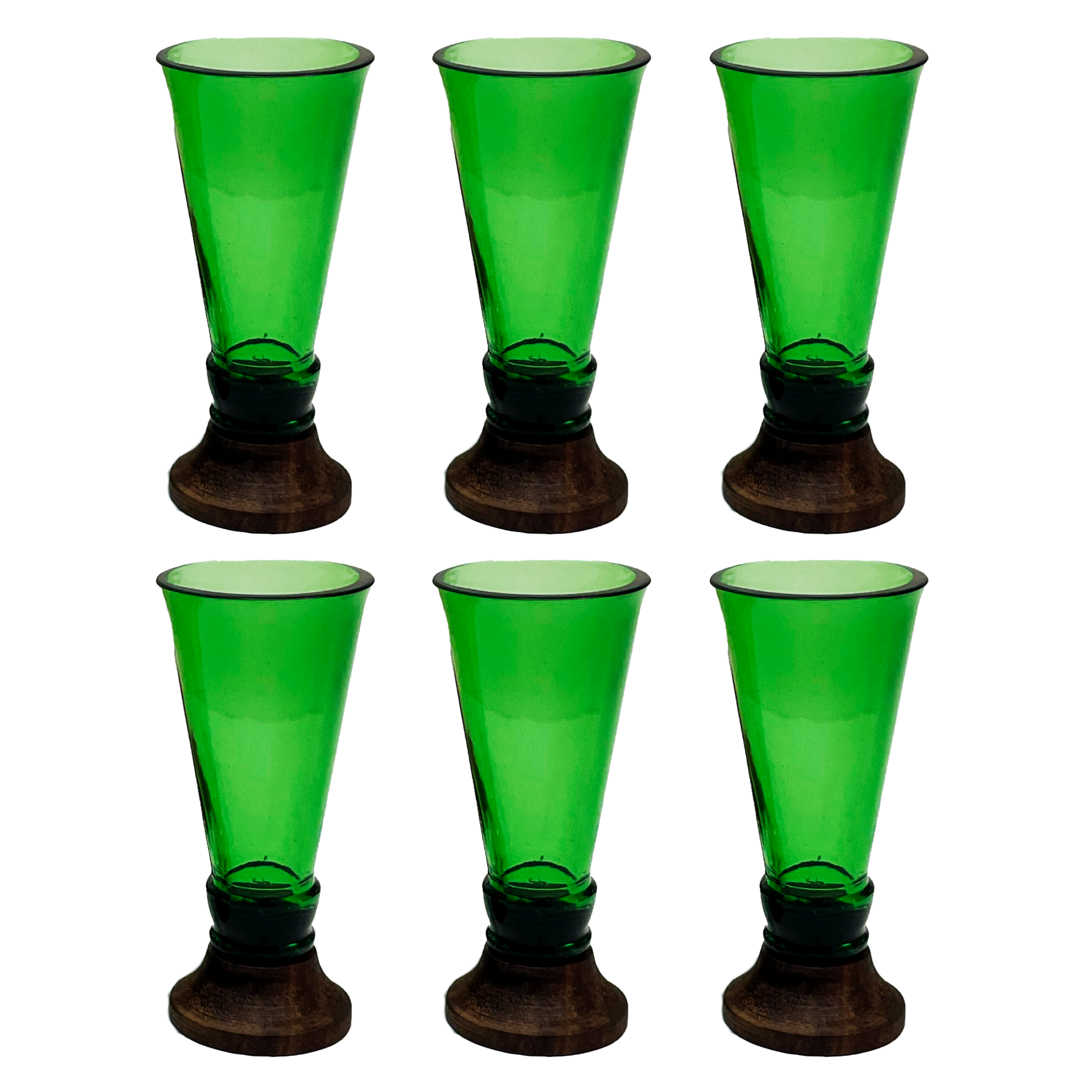 Green Shot Glasses