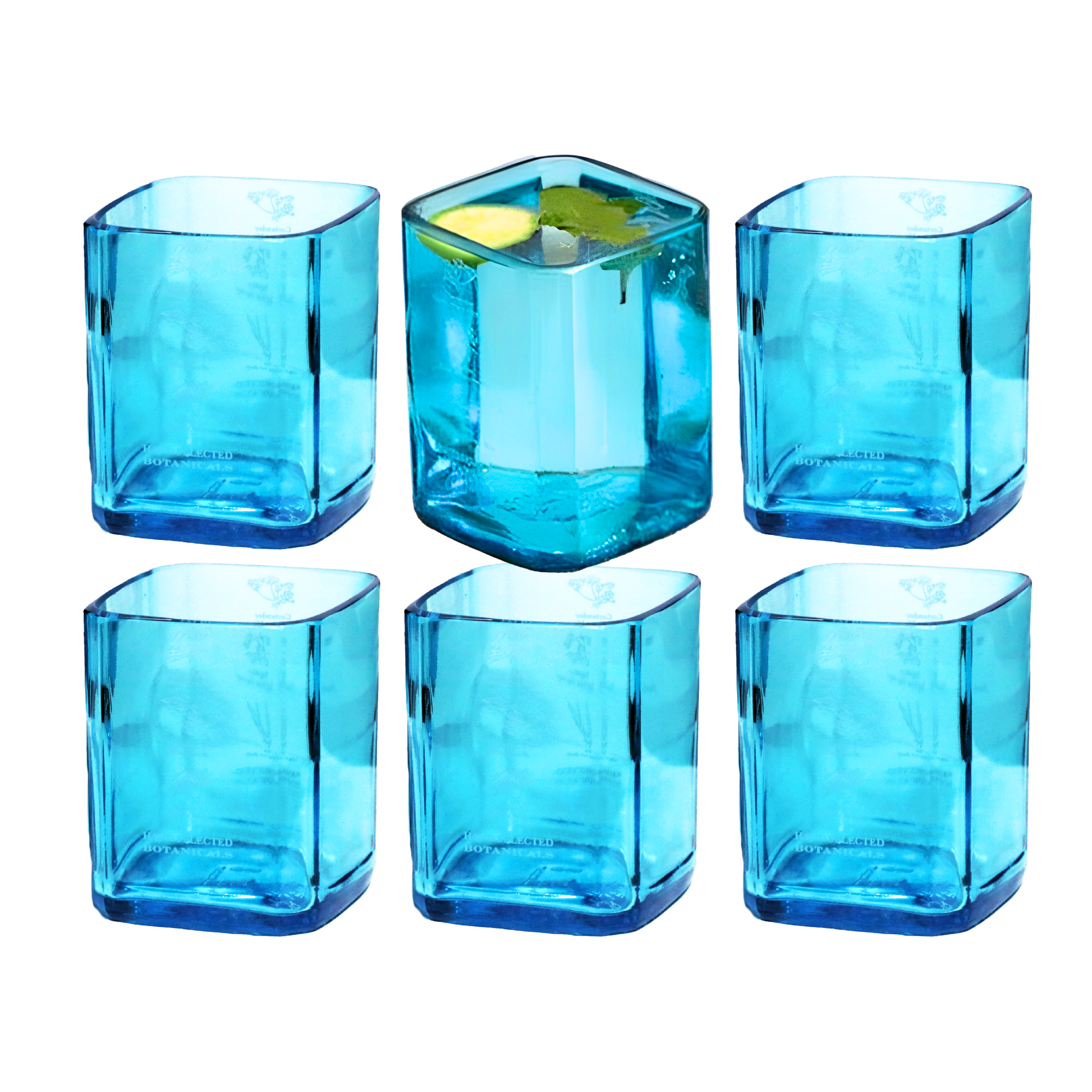Eco-friendly gifts made with recyclable glassware, Bombay Sapphire Glasses