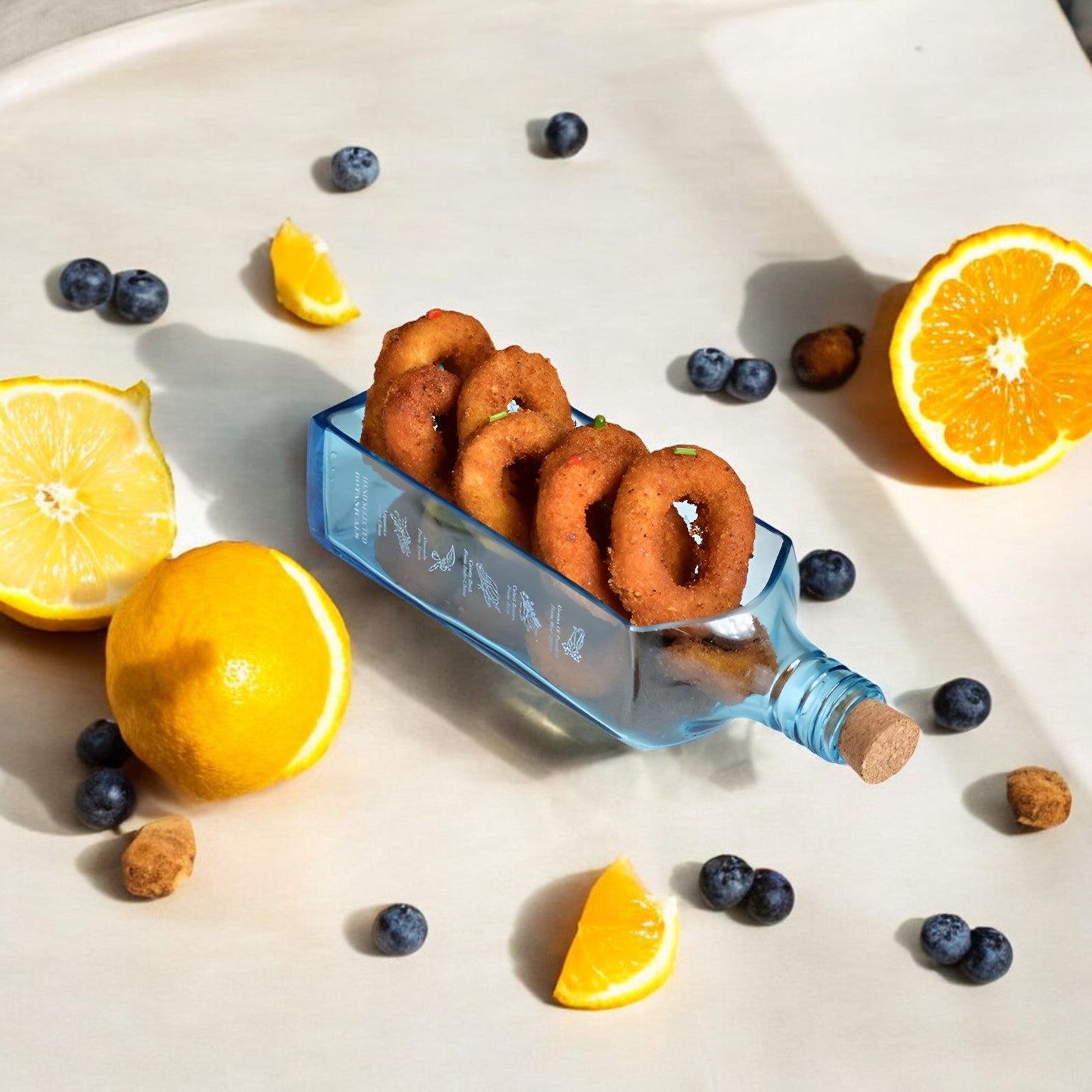 Eco-friendly gifts made with recyclable glassware, Bombay Sapphire Platter