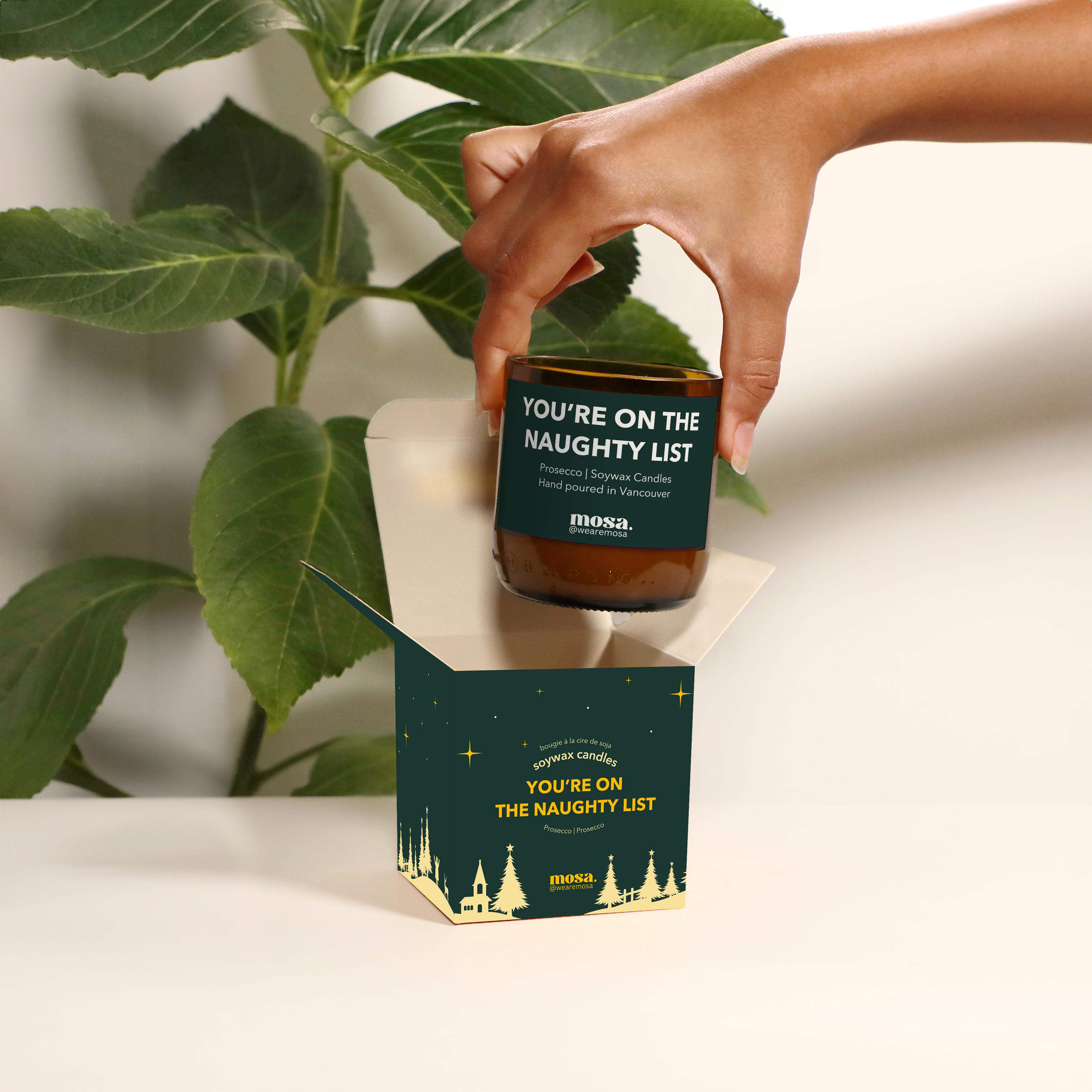 You’re On The Naughty List Holiday Candle