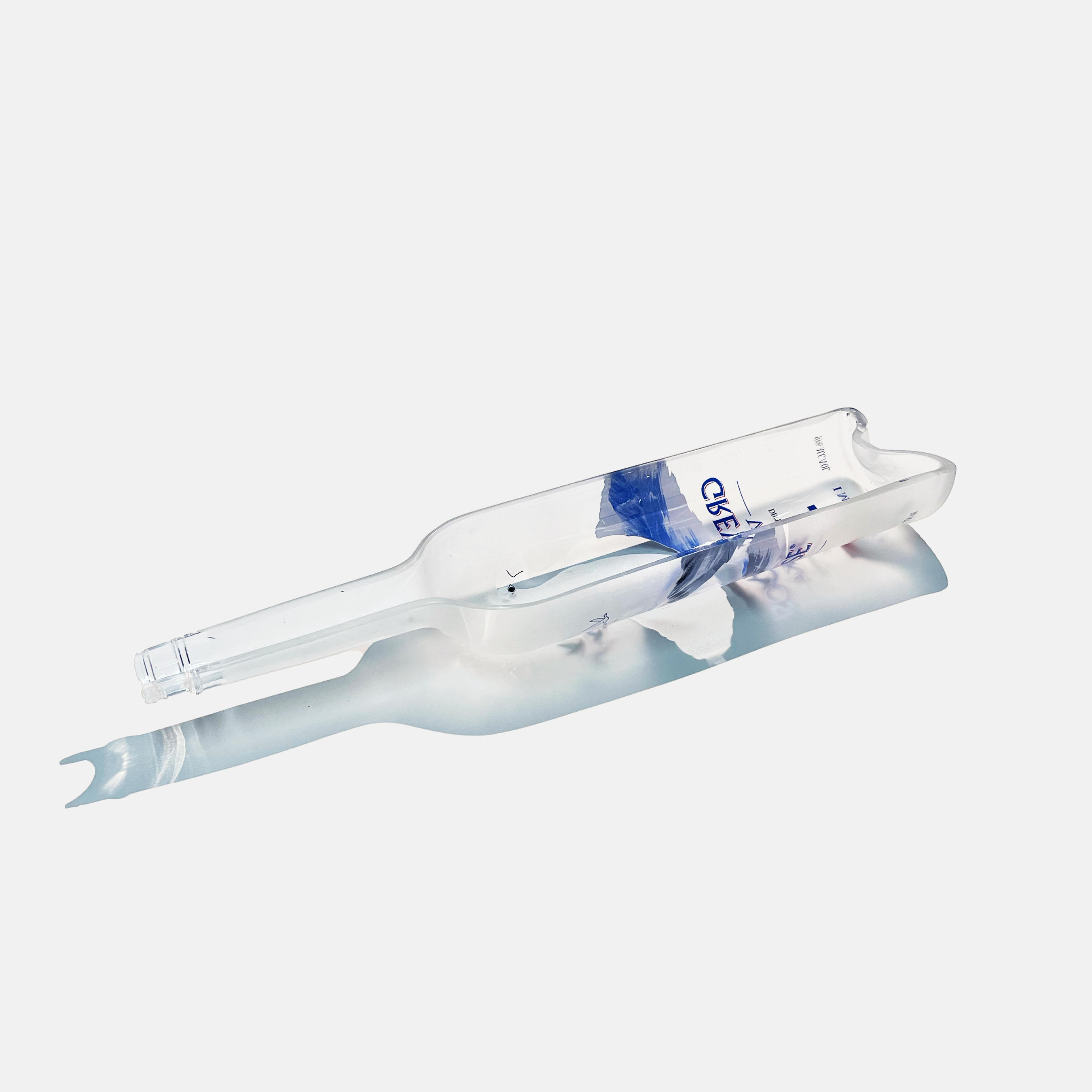 Eco-friendly gifts made with recyclable glassware, Grey Goose Bottle Platter