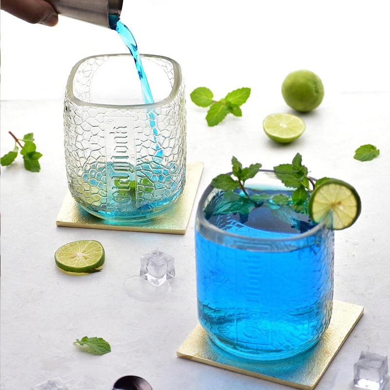 Eco-friendly gifts made with recyclable glassware, Old Monk Drinking Glass