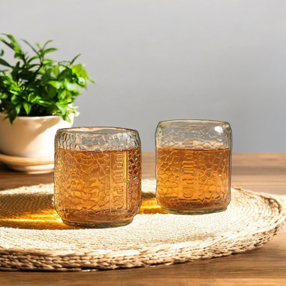 Eco-friendly gifts made with recyclable glassware, Old Monk Drinking Glass