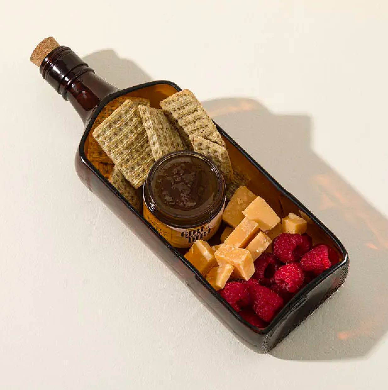 Upcycled Premium Glass & Platter Gift Set