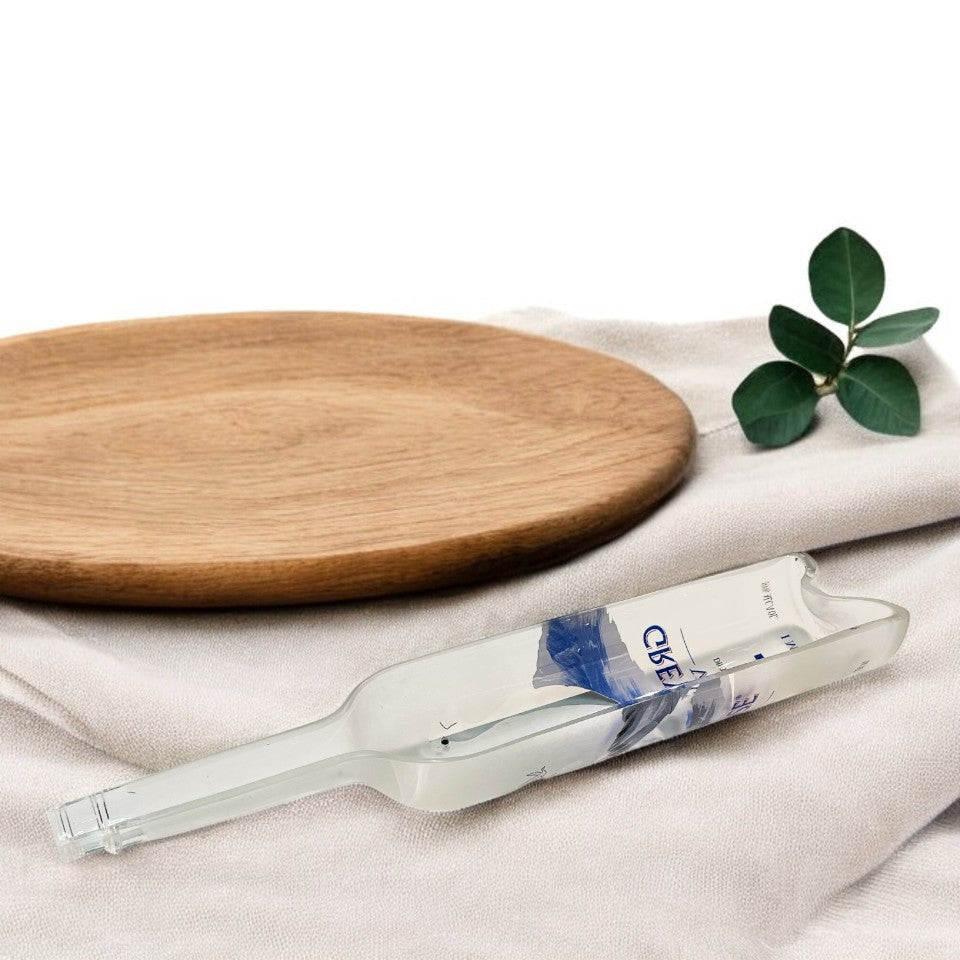Eco-friendly gifts made with recyclable glassware, Grey Goose Bottle Platter