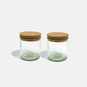 Eco-friendly gifts made with recyclable glassware, Upcycled Top Cut Wine Bottle Jar
