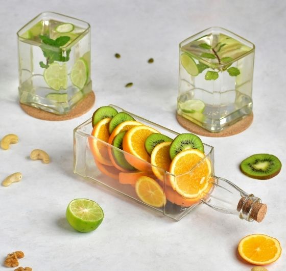 Jack Daniel's Premium Glass & Platter Gift Set