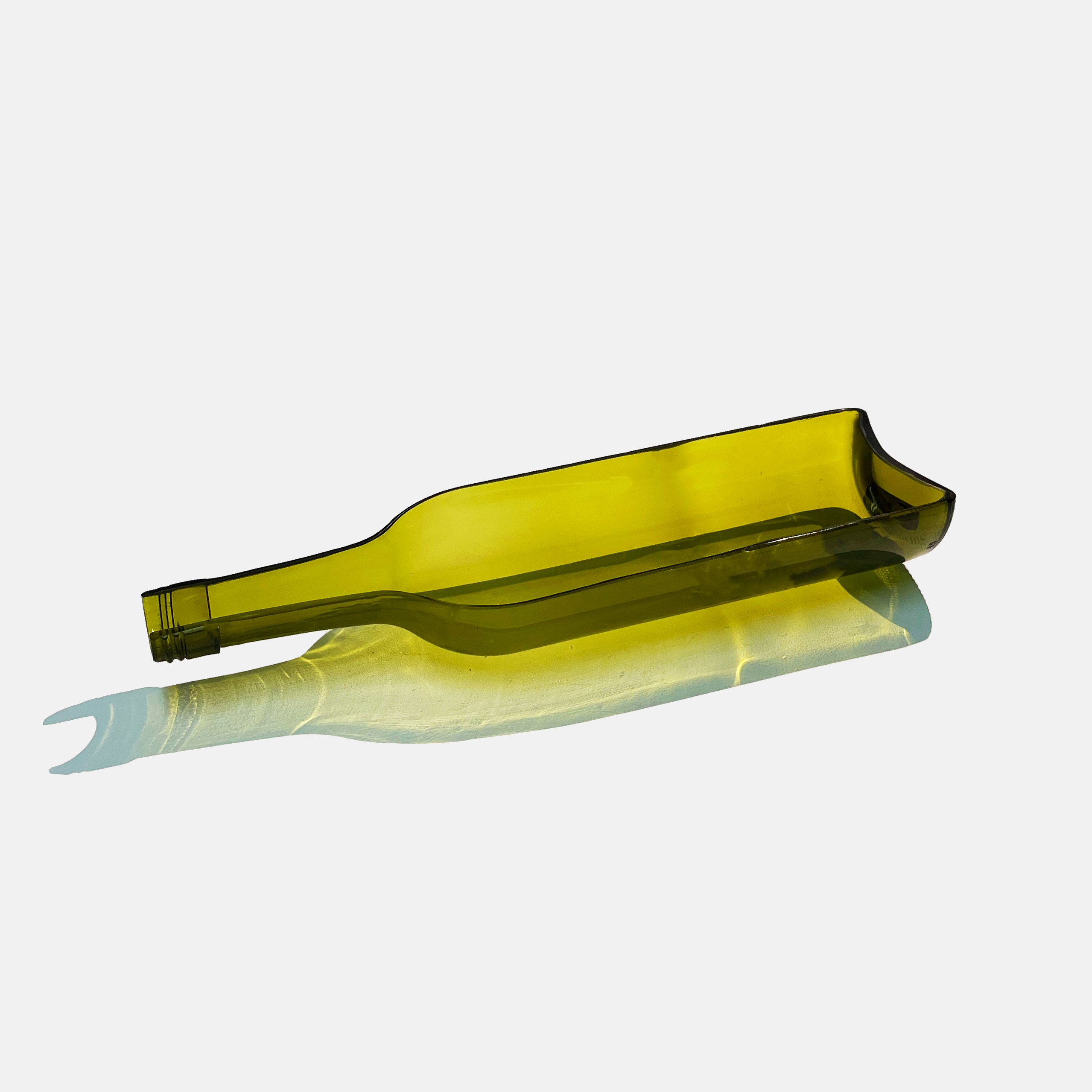 Eco-friendly gifts made with recyclable glassware, Ballantine Bottle Platter