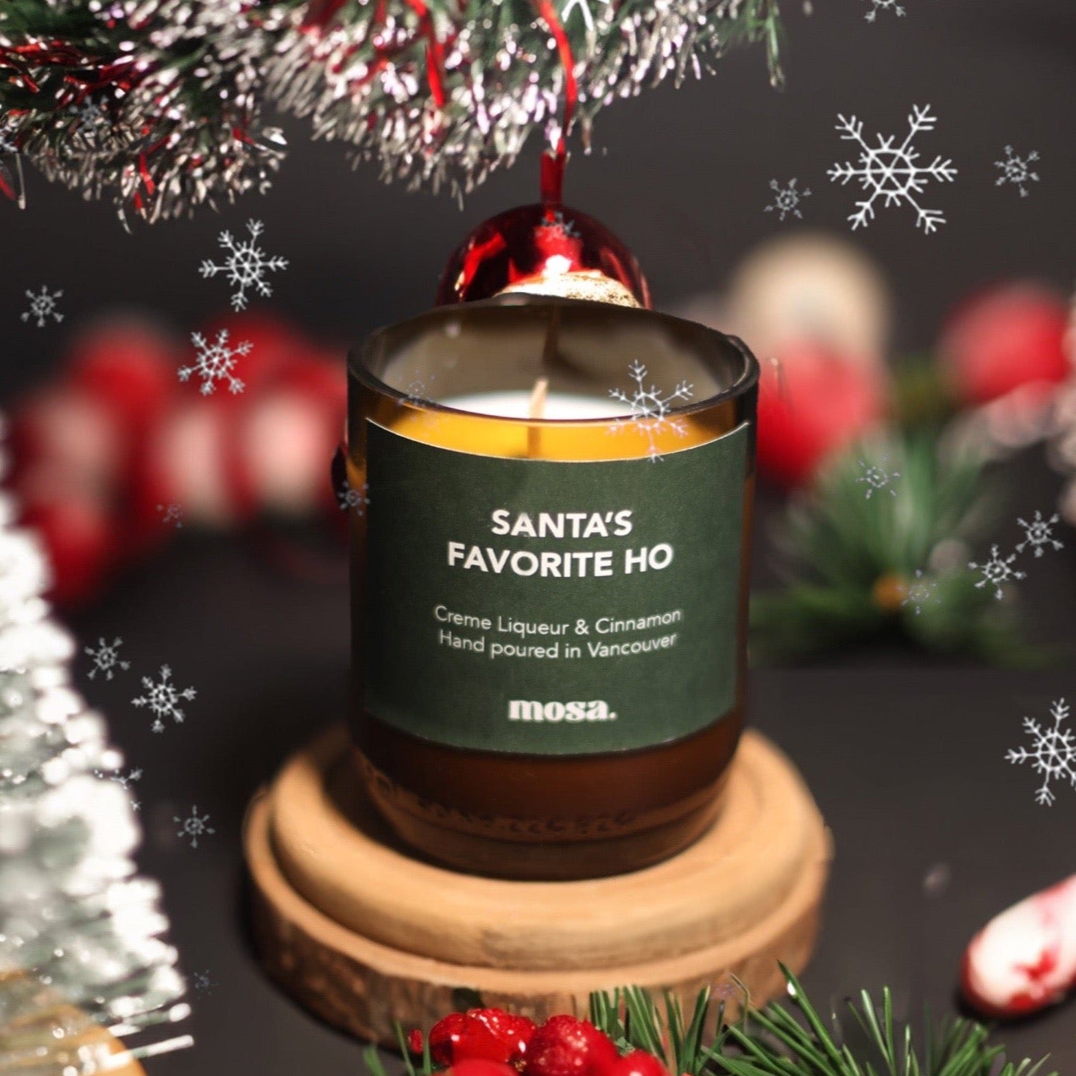 Santa's Favorite Ho Personalized Christmas Candle