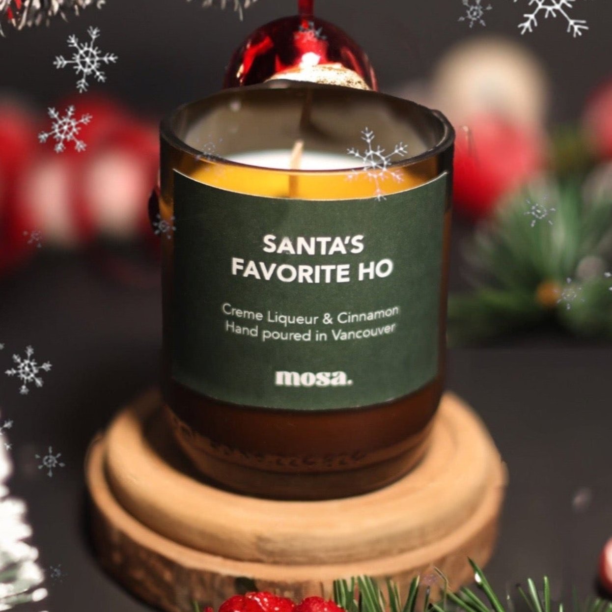 Santa's Favorite Ho Candle