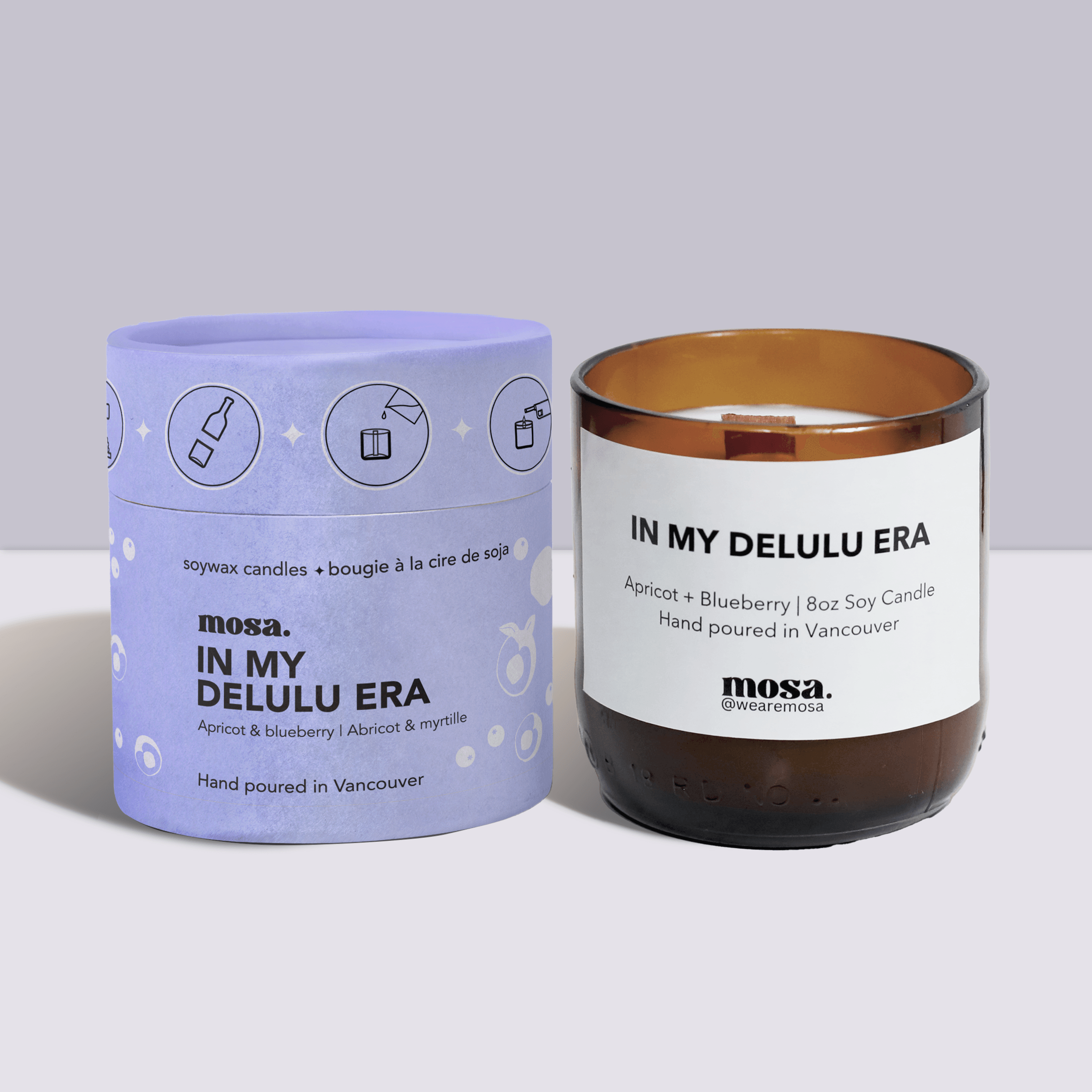 In My Delulu Era - Apricot Blueberry Candle