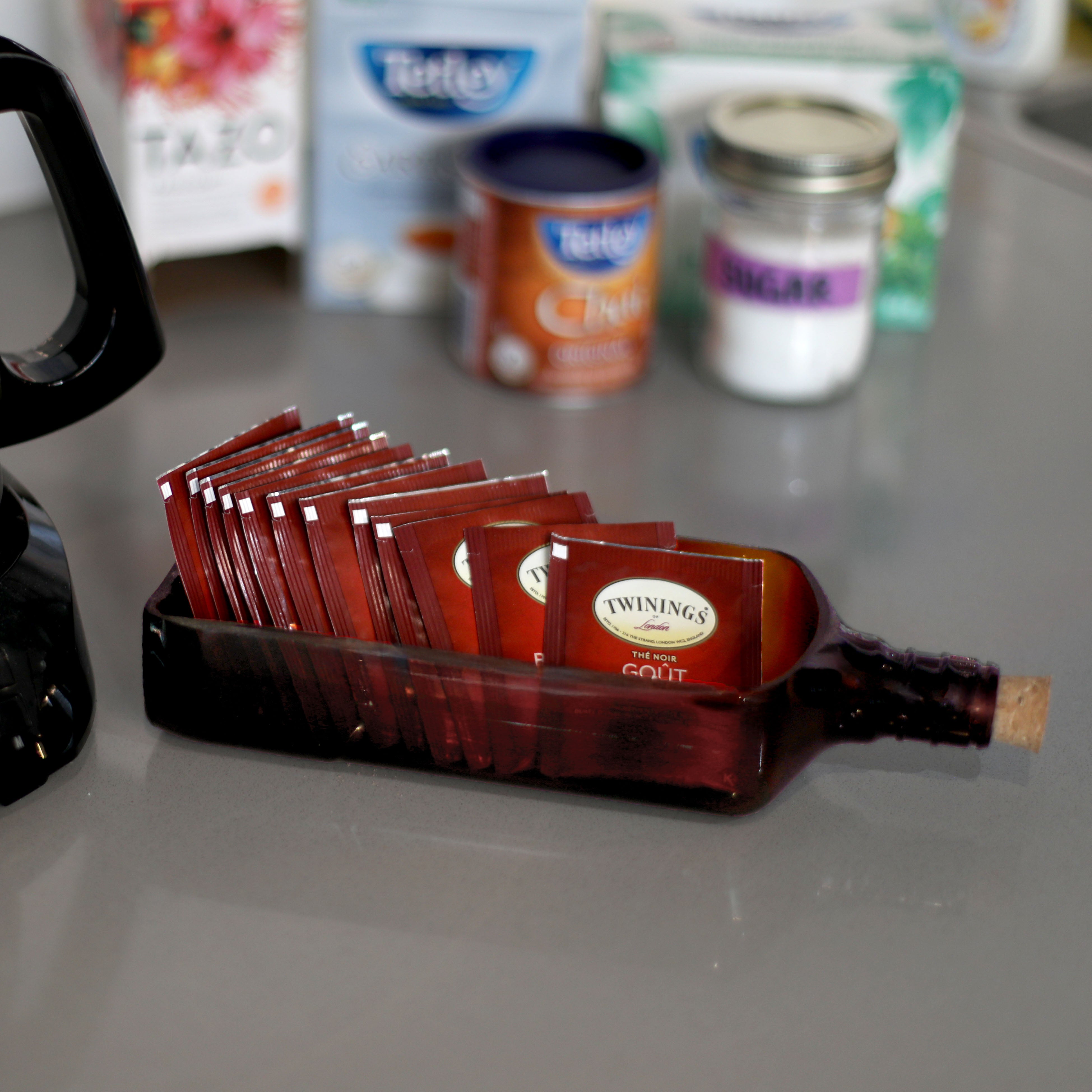 Eco-friendly gifts made with recyclable glassware, Ballantine Bottle Platter