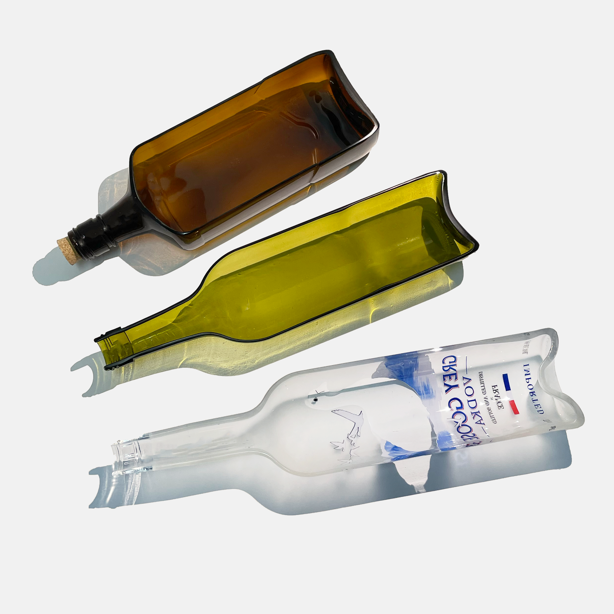Eco-friendly gifts made with recyclable glassware, Ballantine Bottle Platter
