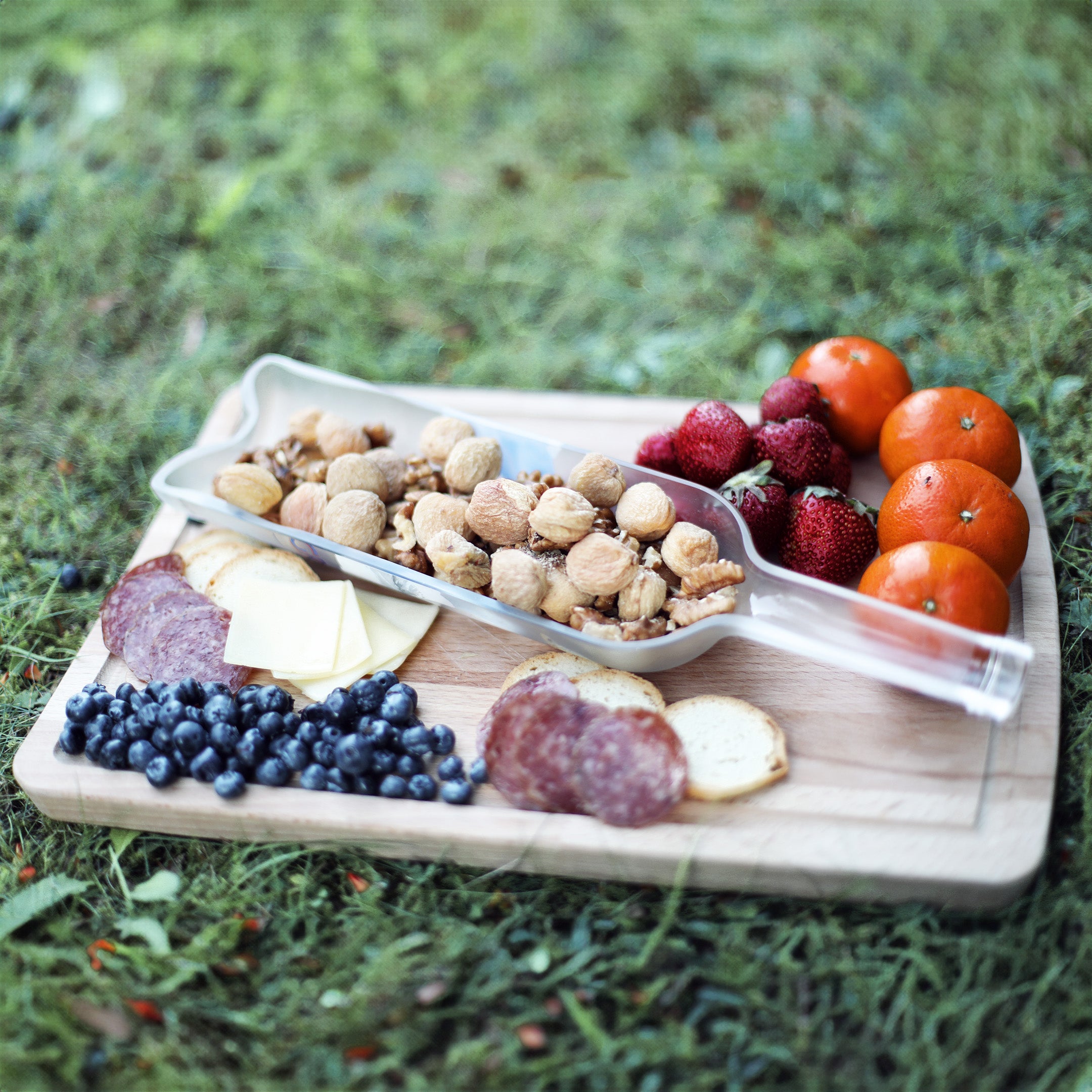 Eco-friendly gifts made with recyclable glassware, Grey Goose Bottle Platter