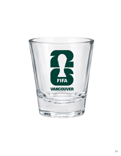 FIFA World Cup '26 Green Vancouver Shot Glass