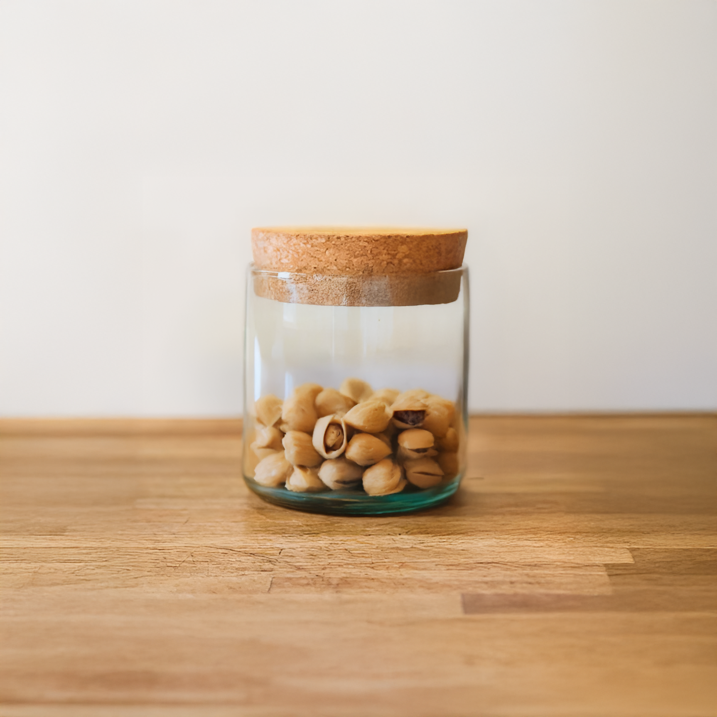 Eco-friendly gifts made with recyclable glassware, Upcycled Top Cut Wine Bottle Jar, 