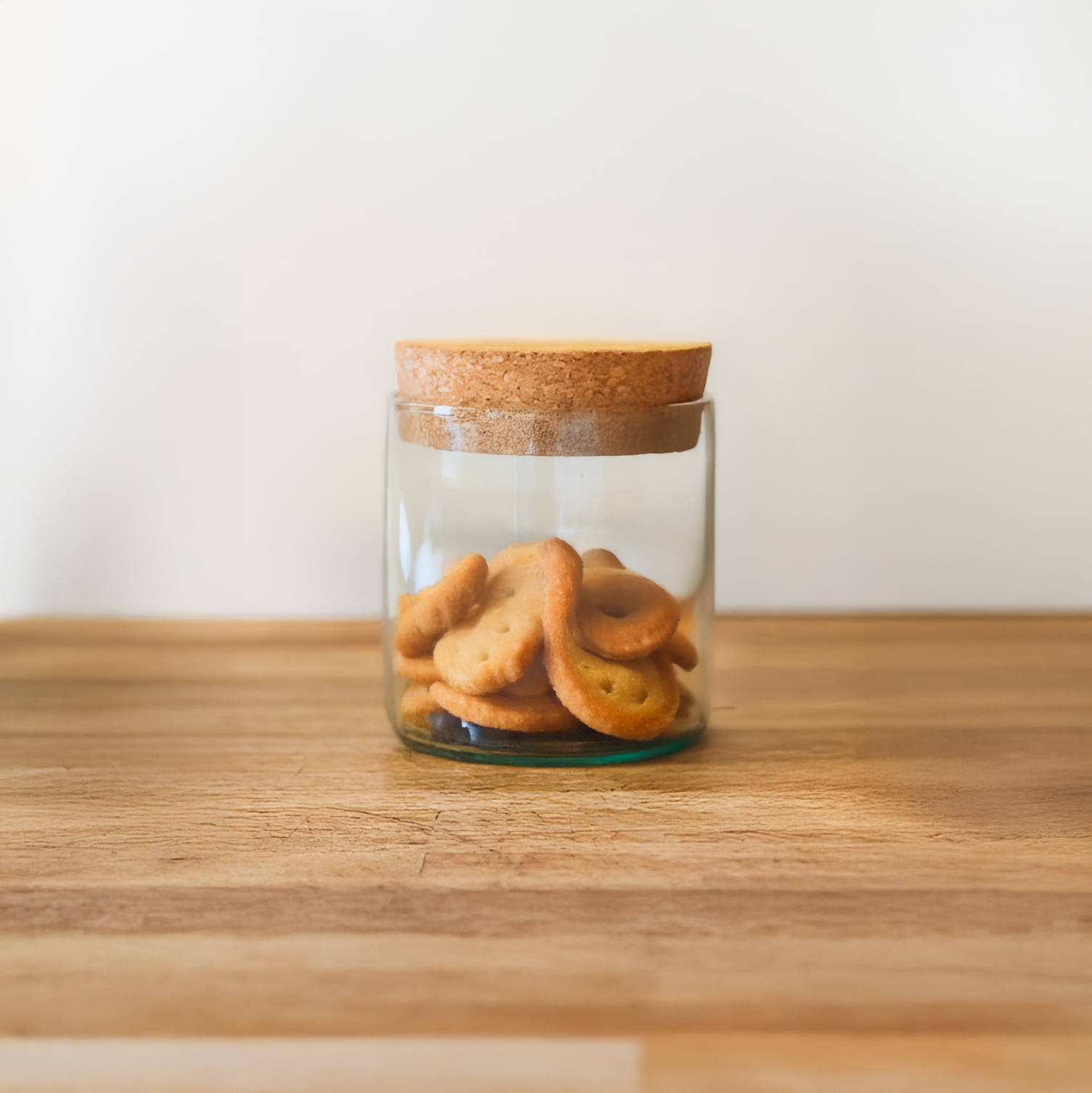 Eco-friendly gifts made with recyclable glassware, Upcycled Top Cut Wine Bottle Jar, 