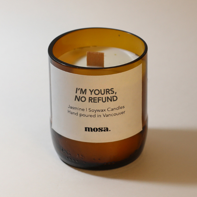 I'm Yours No Refund Candle