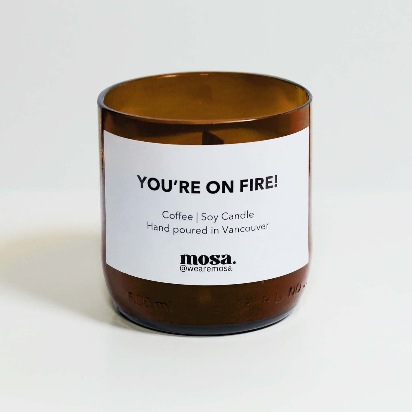 Mosa - You're on fire! (Coffee Eco-friendly Scented Soy Candle)