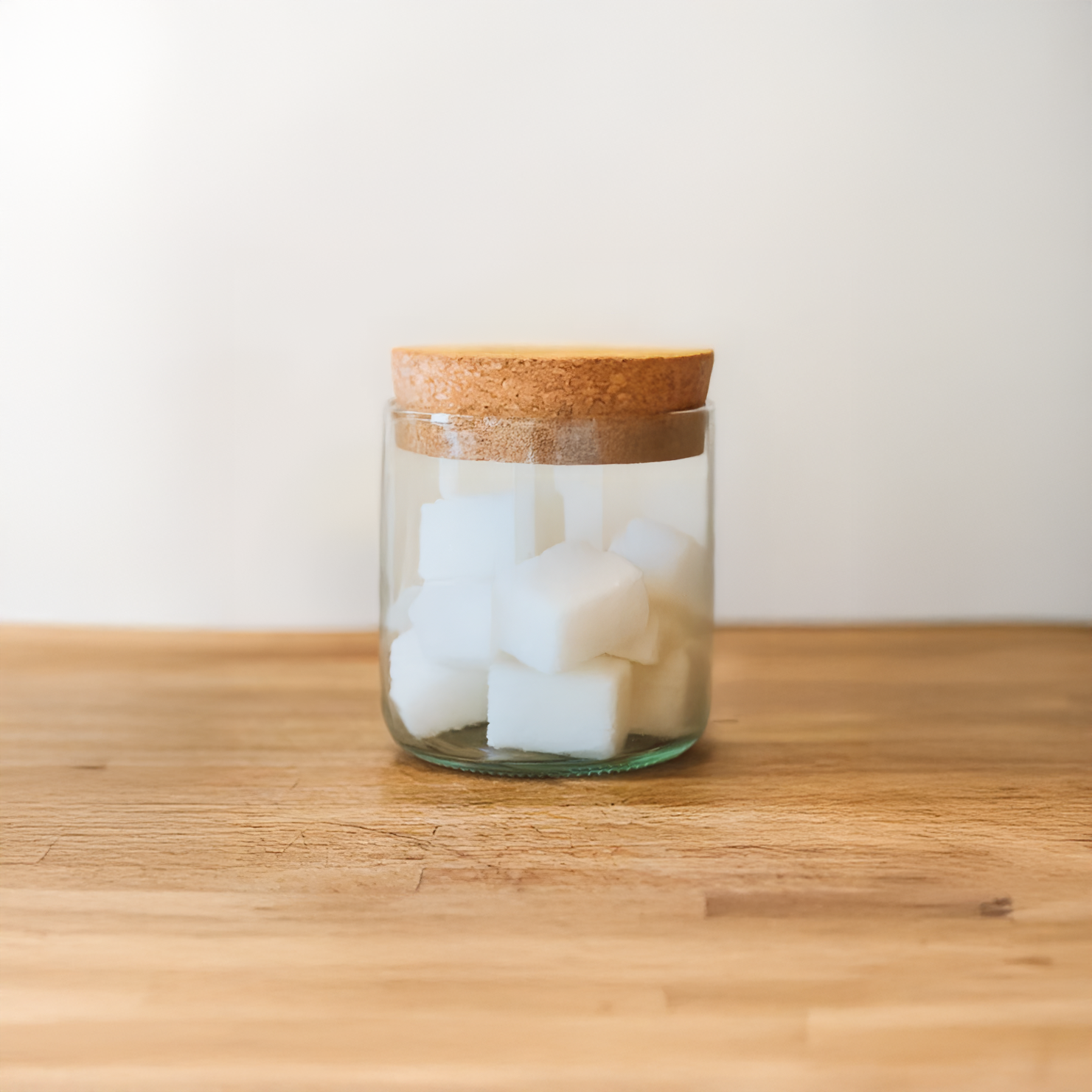 Eco-friendly gifts made with recyclable glassware, Upcycled Top Cut Wine Bottle Jar, 