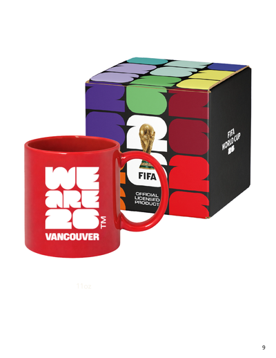 FIFA World Cup '26 Red Canadian Mug