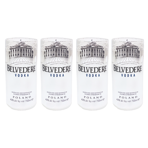 Eco-friendly gifts made with recyclable glassware, Upcycled Belvedere Vodka Drinking Glasses