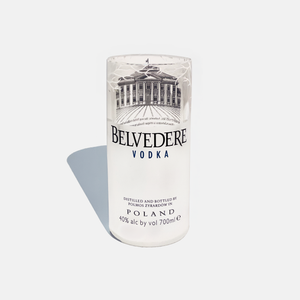 Eco-friendly gifts made with recyclable glassware, Upcycled Belvedere Vodka Drinking Glasses