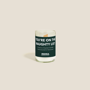 You’re On The Naughty List Holiday Candle