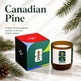 FIFA World Cup candle with packaging and decorative elements on a light background