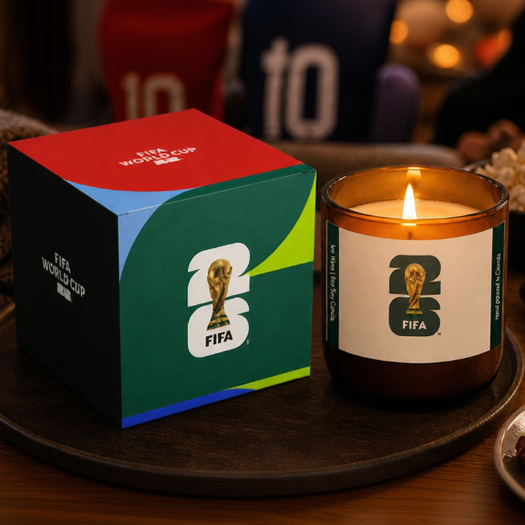 Official FIFA World Cup 2026 FIFA World Cup '26 Canadian Pine Candle - 8oz — Vancouver BC collectible by Mosa