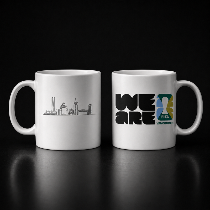 Official FIFA World Cup 2026 Official FIFA World Cup 2026™ We Are 26™ Mug — Vancouver BC collectible by Mosa