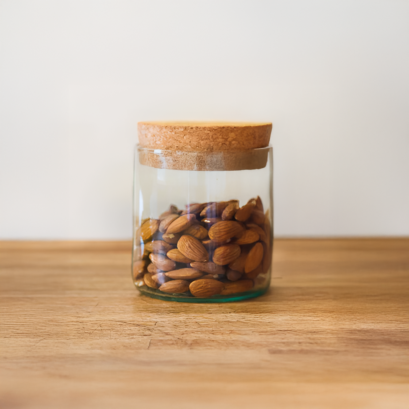 Eco-friendly gifts made with recyclable glassware, Upcycled Top Cut Wine Bottle Jar, 