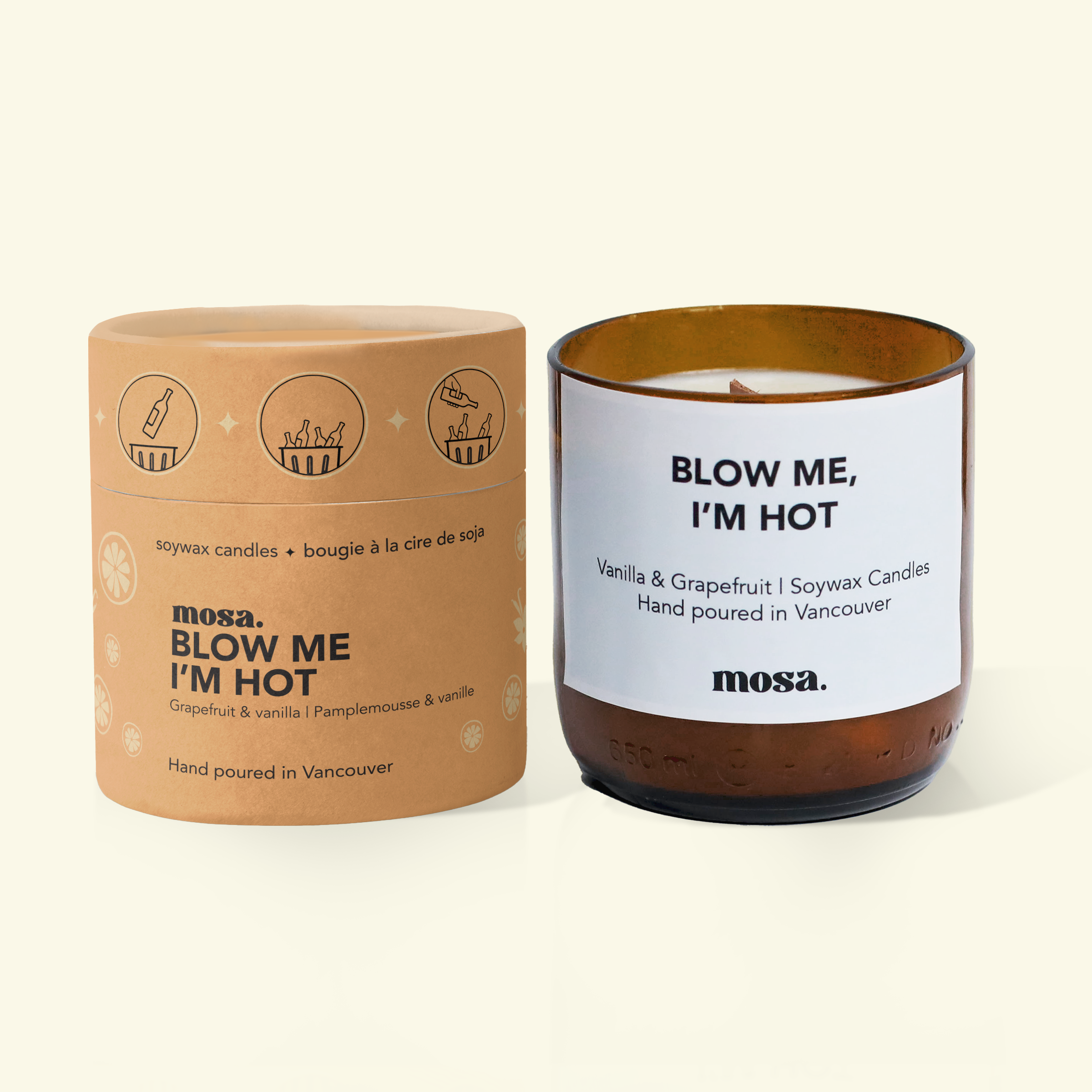 Blow Me, I'm Hot - Vanilla Grapefruit Candle