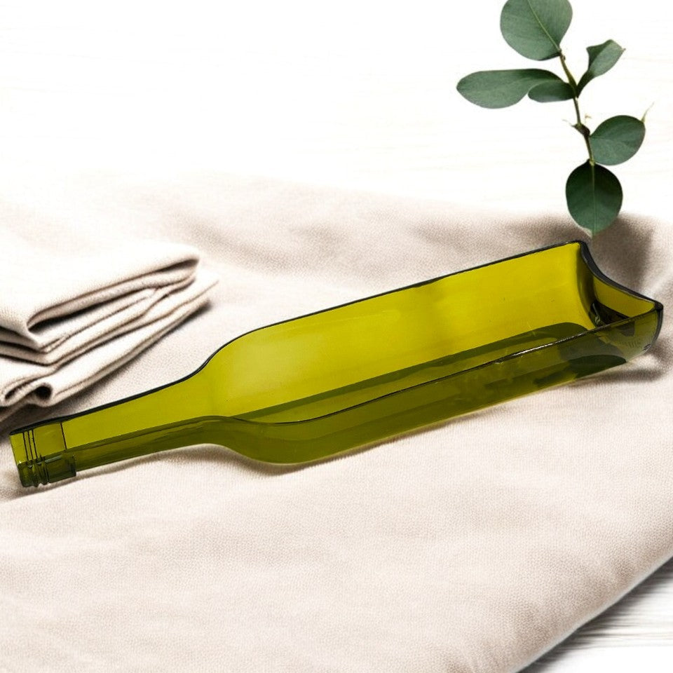 Eco-friendly gifts made with recyclable glassware, Ballantine Bottle Platter