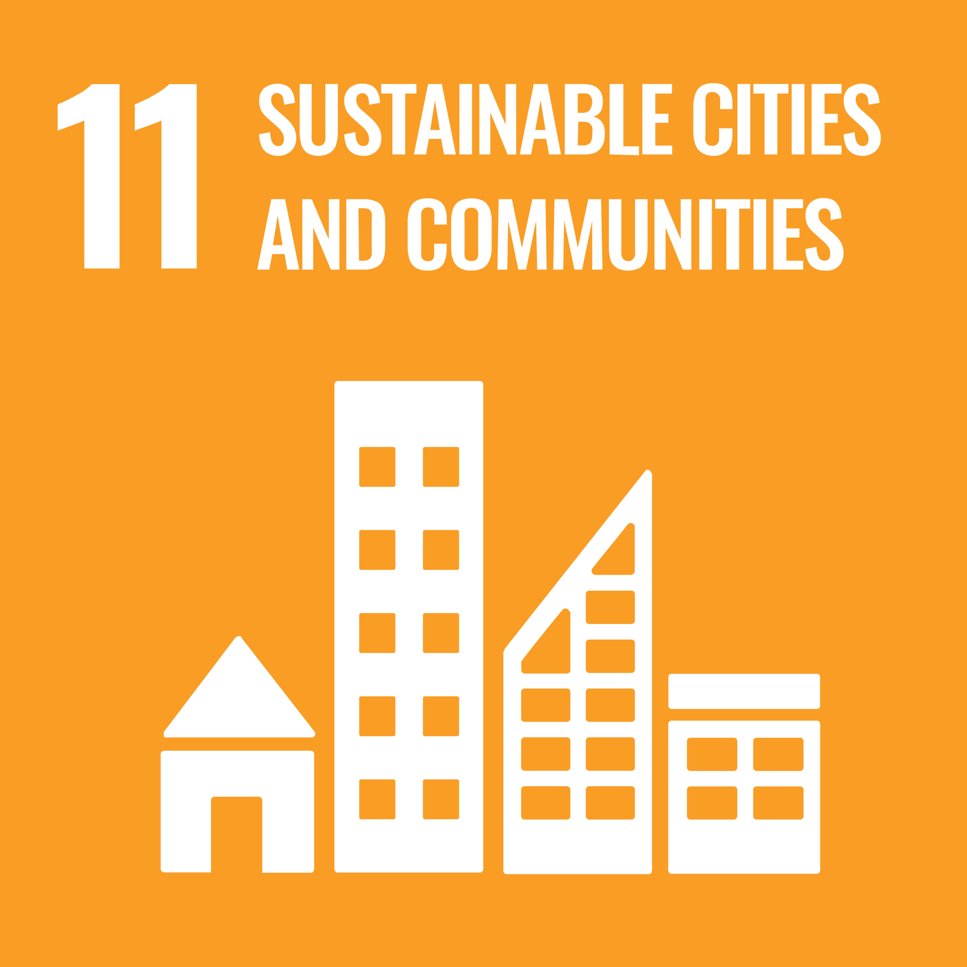 SDG Goal 11. Make cities and human settlements inclusive, safe, resilient and sustainable