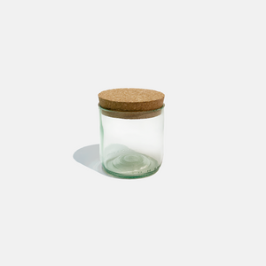 Eco-friendly gifts made with recyclable glassware, Upcycled Top Cut Wine Bottle Jar, 