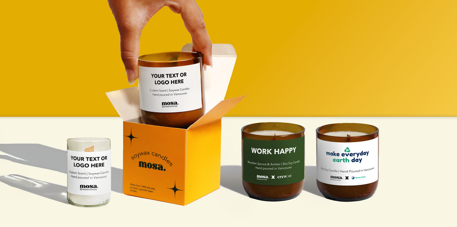 custom branded candles canada