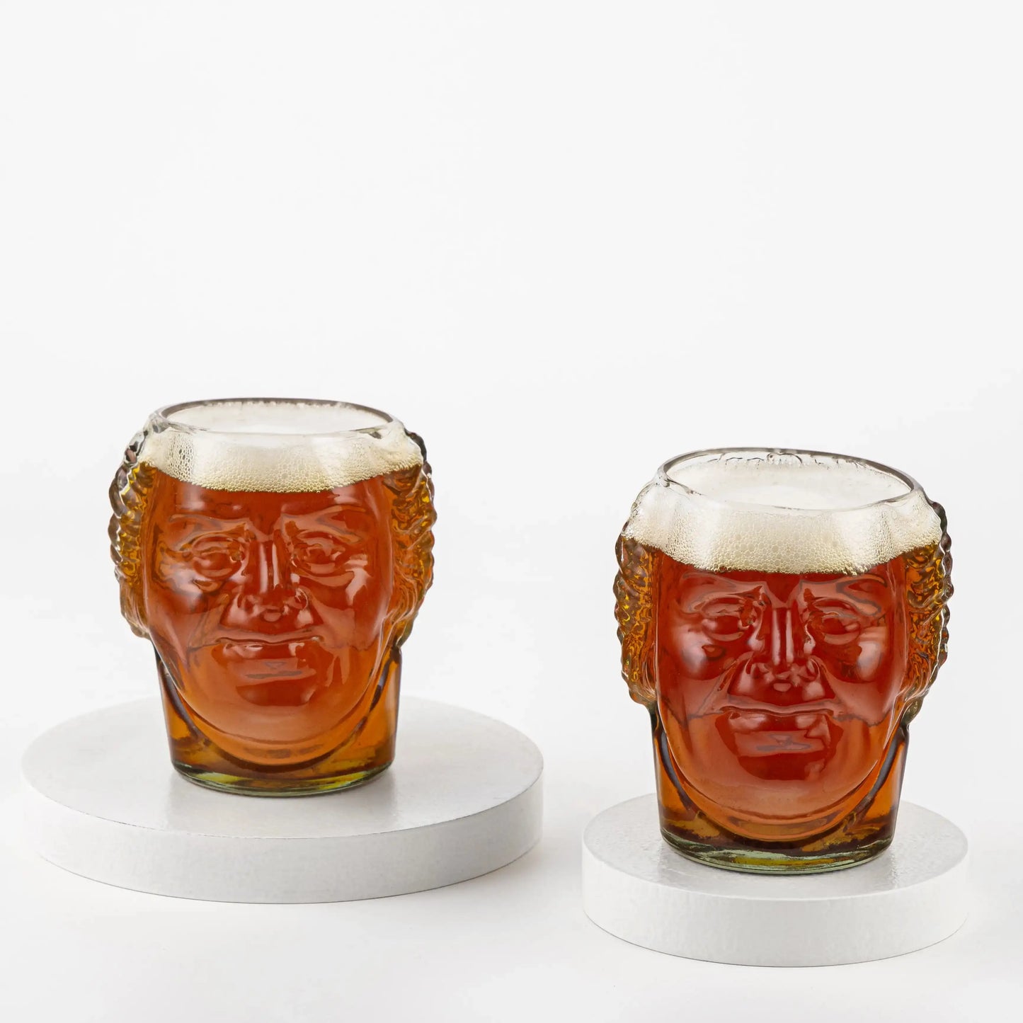 Eco-friendly gifts made with recyclable glassware, Old Monk Drinking Glass Skull