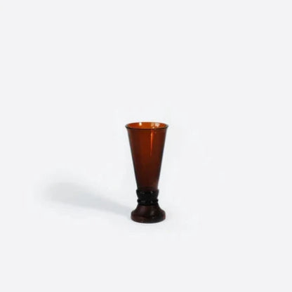 Eco-friendly gifts made with recyclable glassware, Amber Shot Glasses (Set of Two)