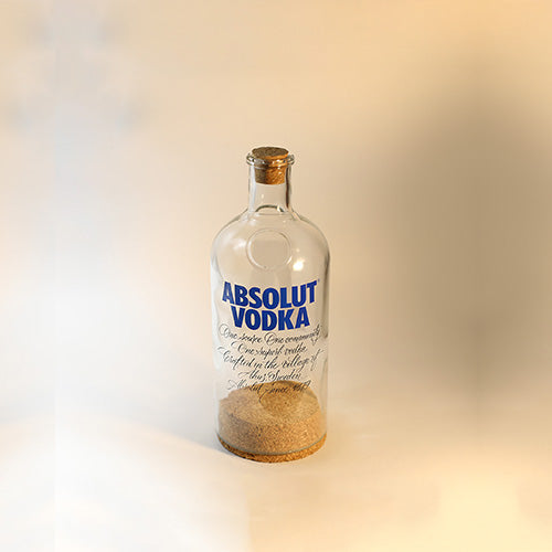 Bottom Cut Vodka Jar